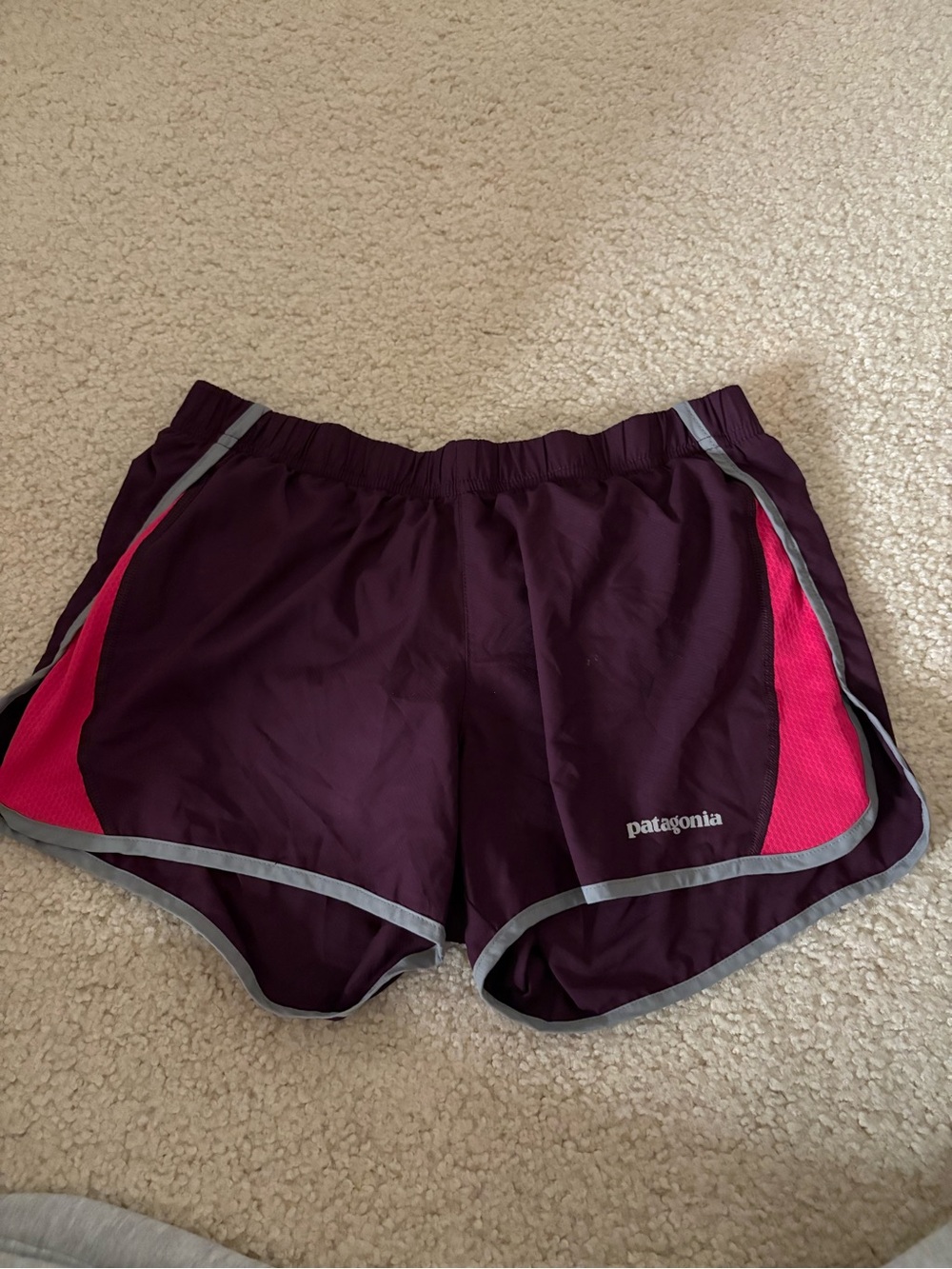 Patagonia Women's Plum and Pink Athletic Shorts